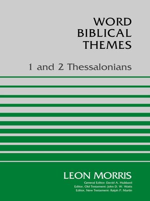 cover image of 1 and 2 Thessalonians